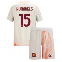 Otroški Nogometni dresi AS Roma Mats Hummels #15 Gostujoči 2024-25 Kratek Rokav (+ Kratke hlače)